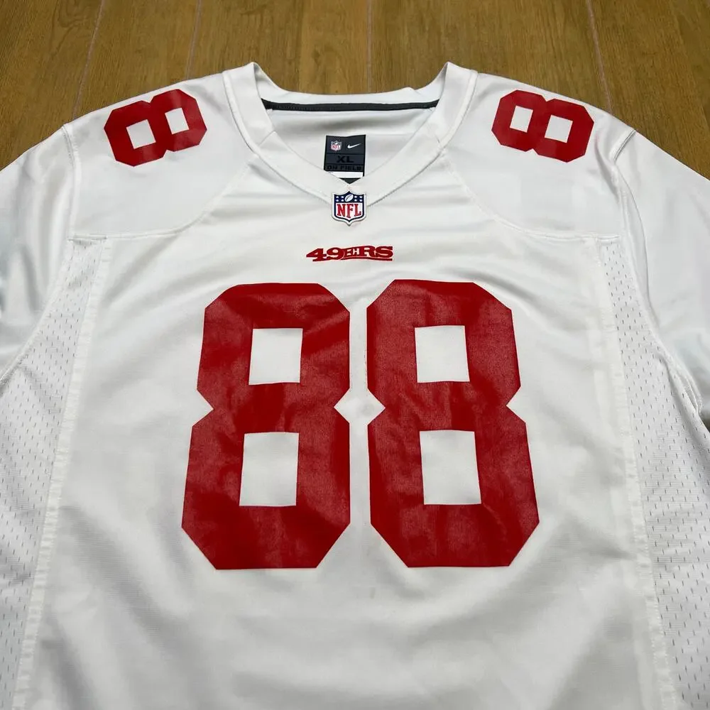 Nike San Francisco‎ 49ers #88 Lido Bay On Field NFL Jersey White XL